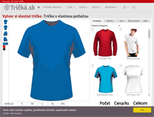 Tablet Screenshot of designer.tricka.sk